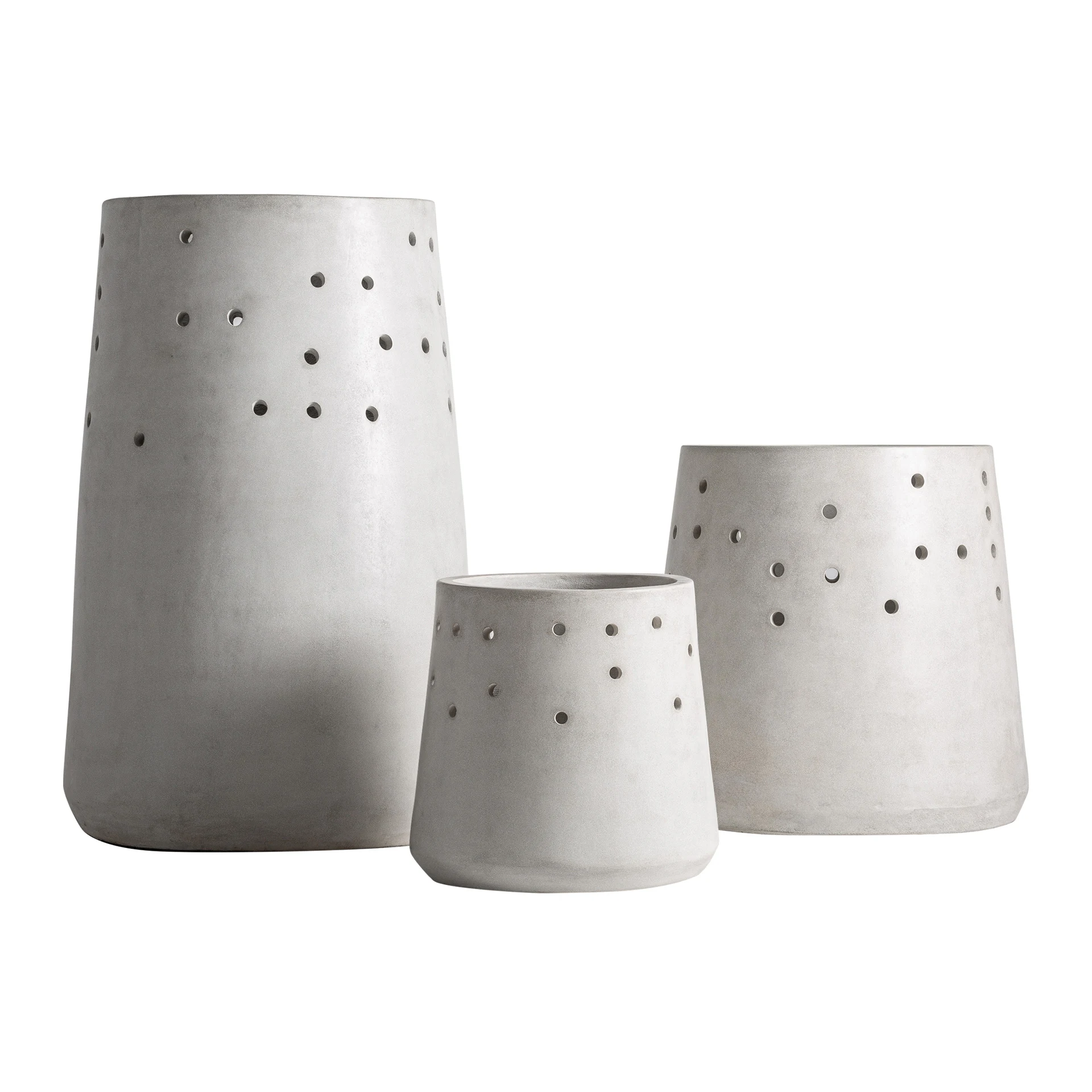 Decoratiuni - Ghiveci JACQUARD (set de 3) VicalHome 37155