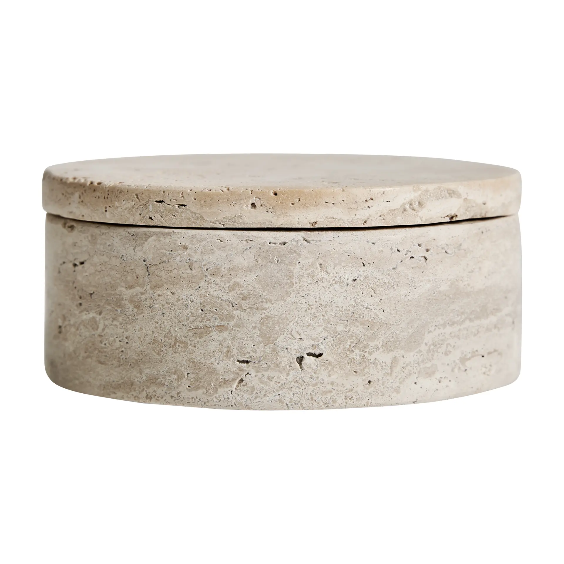 Lavoare Baie - Motrus Box din Travertin Bej, 13x13x6cm, VicalHome 38253 VicalHome 38253